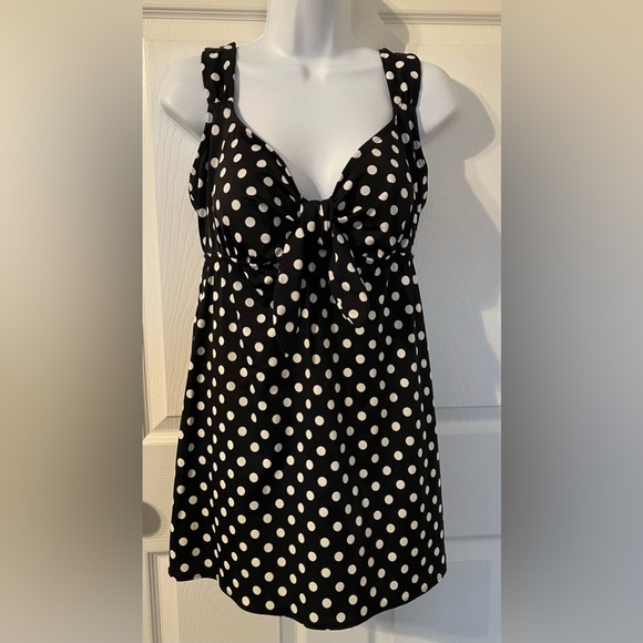croft & barrow Other - Croft & Barrow Polka Dot Swim Dress